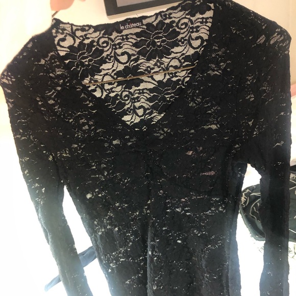 Le Chateau Lace Top - Picture 3 of 4